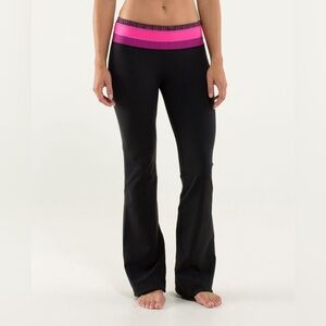 Lululemon Groove Pant (Regular) Black/Quilt 03